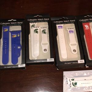Collegiate Apple Watch bands